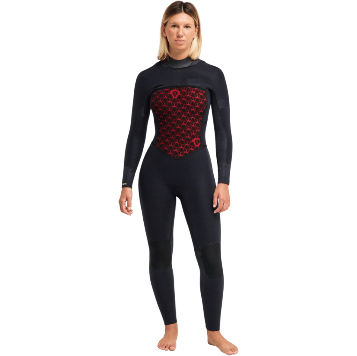 2026 Roxy Womens Swell Natural 5/4mm Chest Zip Wetsuit 26BW213510 - Hibiscus Real